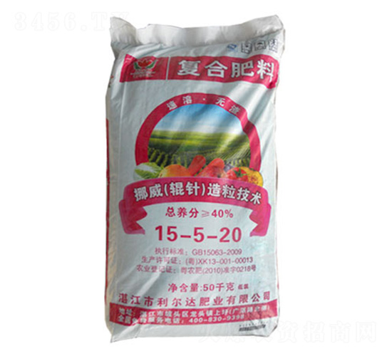 輥針造粒復(fù)混肥料15-5-20-利爾達肥業(yè)