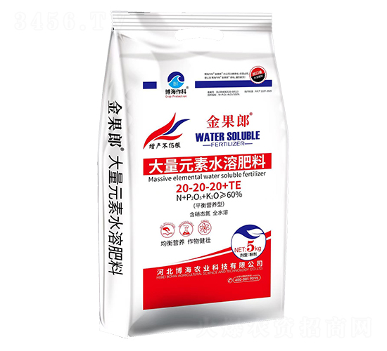 平衡營(yíng)養(yǎng)型大量元素水溶肥料20-20-20+TE-金果郎-博海作科