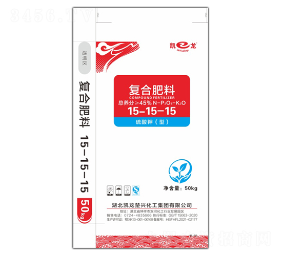 硫酸鉀型復(fù)合肥料15-15-15-凱龍-云之豐生態(tài)