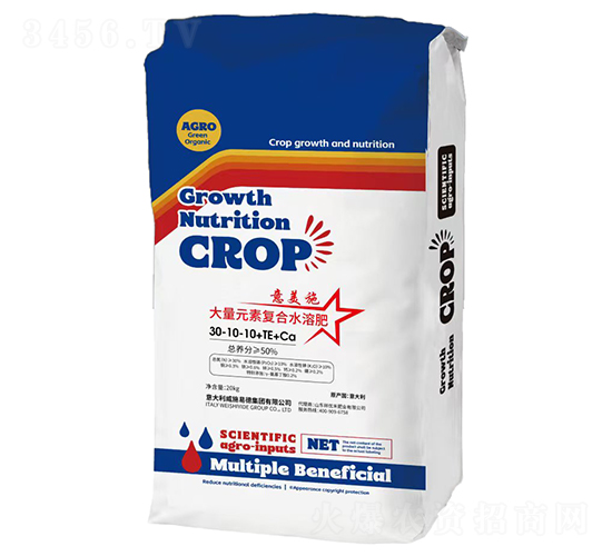 意美施大量元素水溶肥料30-10-10+TE+Ca-華墾英博