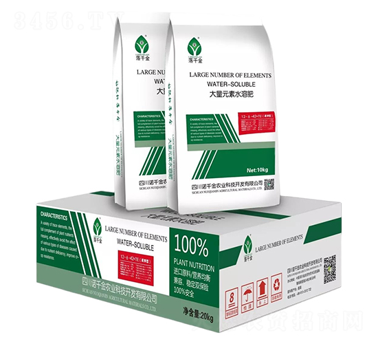 高鉀型大量元素水溶肥料12-6-42+TE-諾千金農(nóng)業(yè)